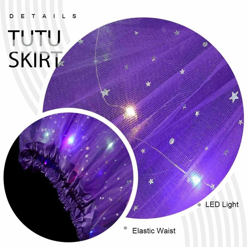 TWINKLEDE Light Up Tutu Skirt Led Tulle Tutus Glow Running Dance Costume Skirts for Women - Image 4